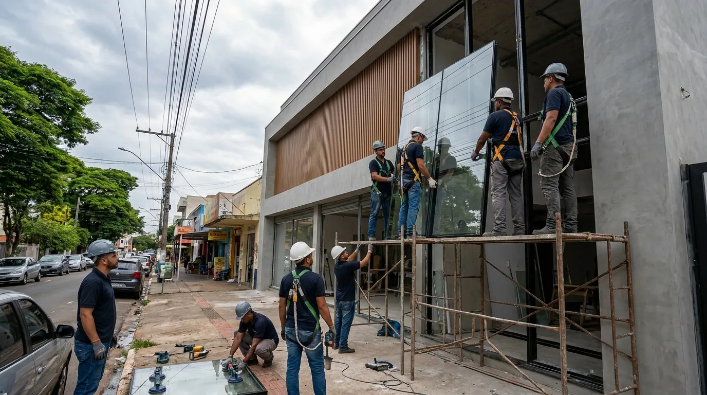 Fachada de Vidro em Teresina‑PI