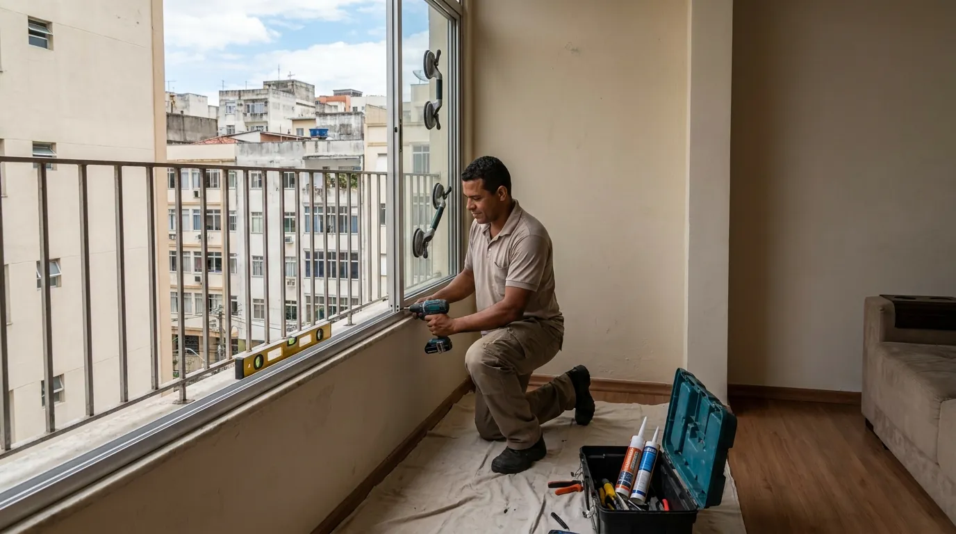 Troca de Painéis de Vidro em Teresina‑PI